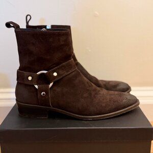 Thursday Boot Co  Harness - Dark Brown Suede